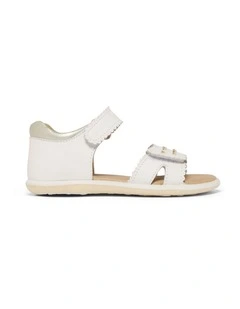 Geri Sandals in White