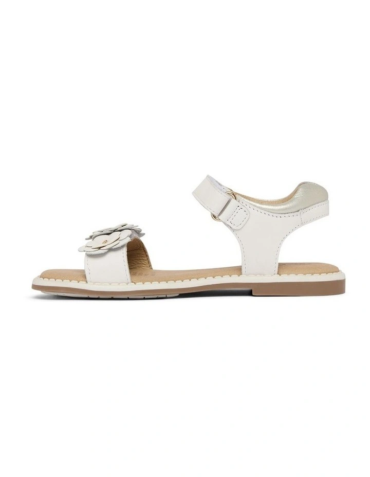Gretel Youth Sandals in White image 2
