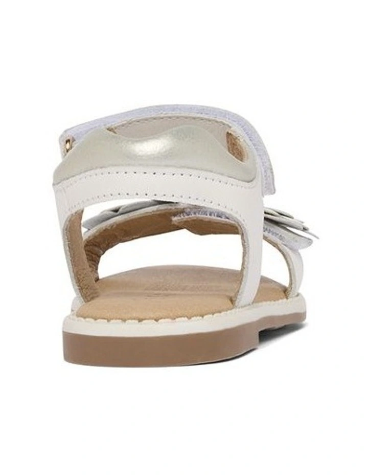 Gretel Youth Sandals in White image 3