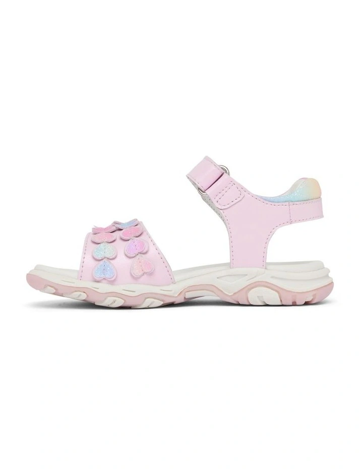 Harriet Sandals in Baby Pink image 2
