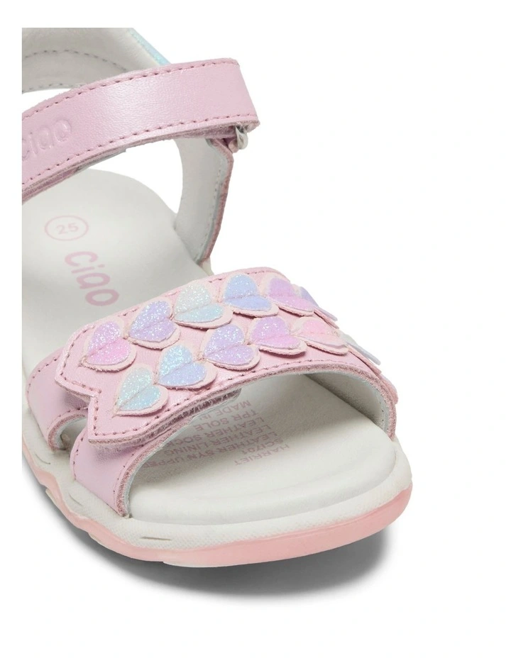 Harriet Sandals in Baby Pink image 4