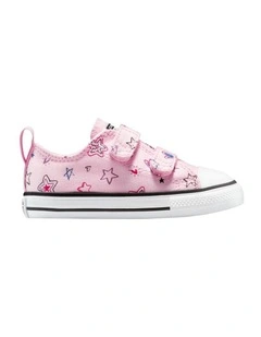 Chuck Taylor All Star 2V Doodles Infant Sneakers in Light Pink