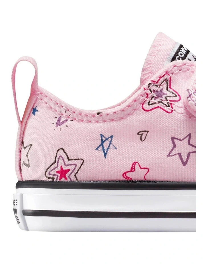 Chuck Taylor All Star 2V Doodles Infant Sneakers in Light Pink image 5