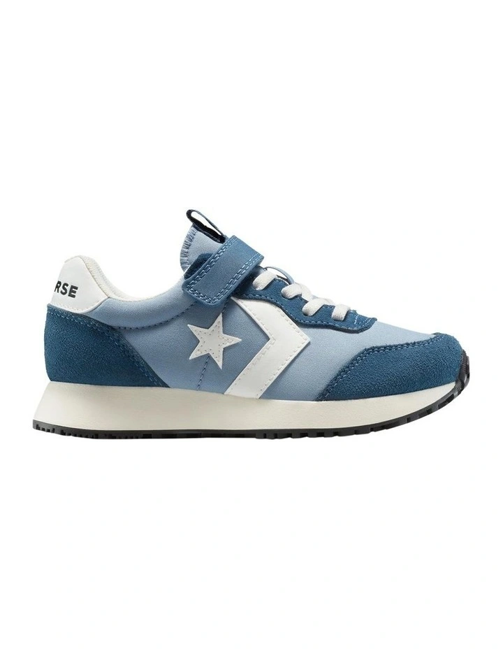 Omega Trainer Self-Fastening Youth Sneakers in Blue image 1