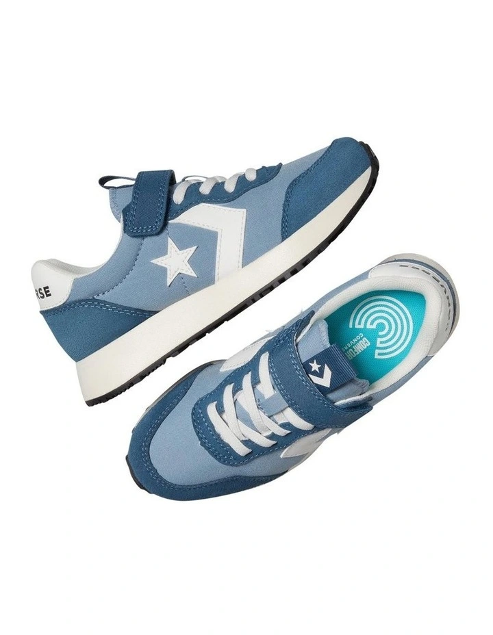 Omega Trainer Self-Fastening Youth Sneakers in Blue image 3