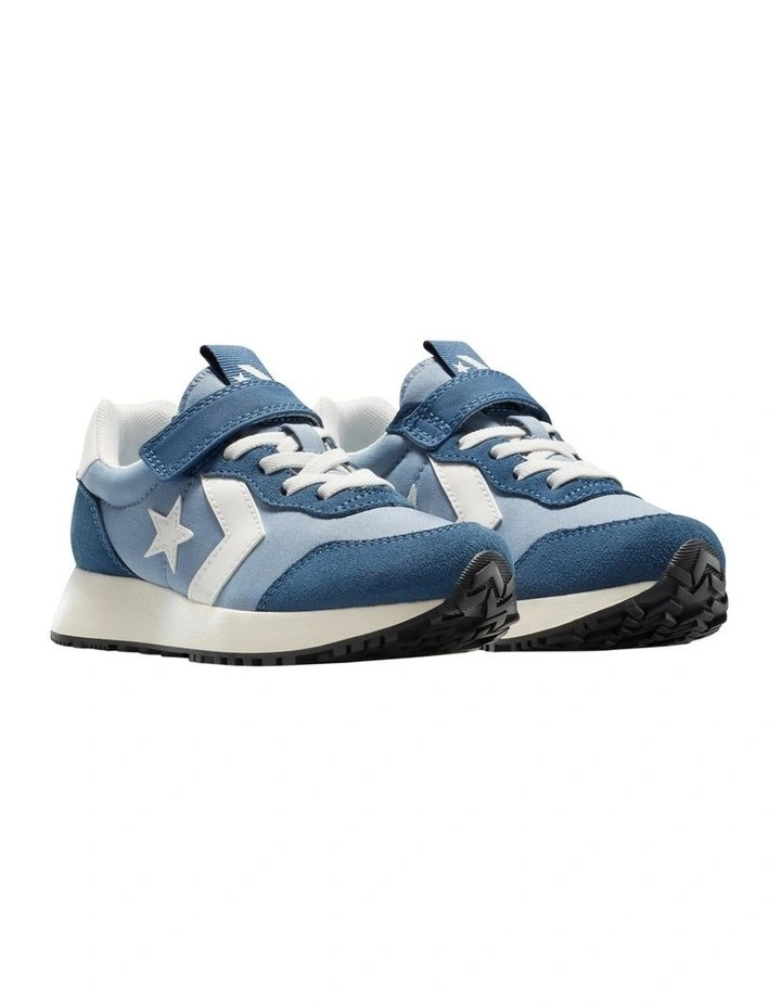 Omega Trainer Self-Fastening Youth Sneakers in Blue image 4