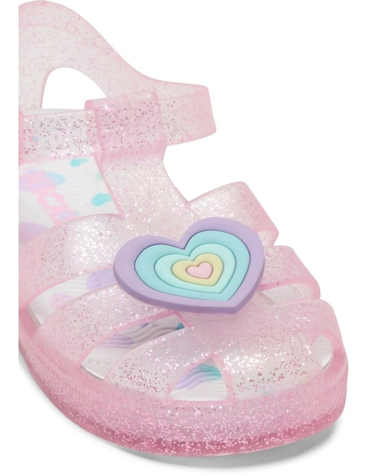 Kam Love Jellies Beach Sandals in Pink image 4