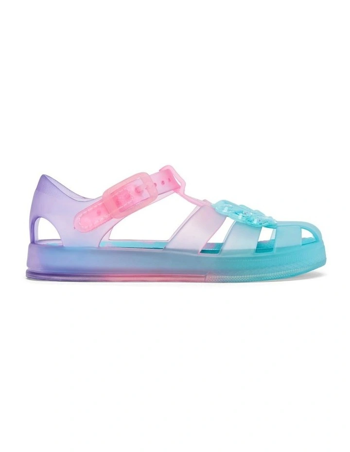 Kam Shell Jellies Beach Sandals in Turquoise image 1