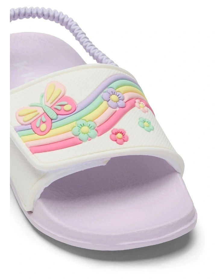 Kenna Spring Slide Beach Sandals in Lilac image 4