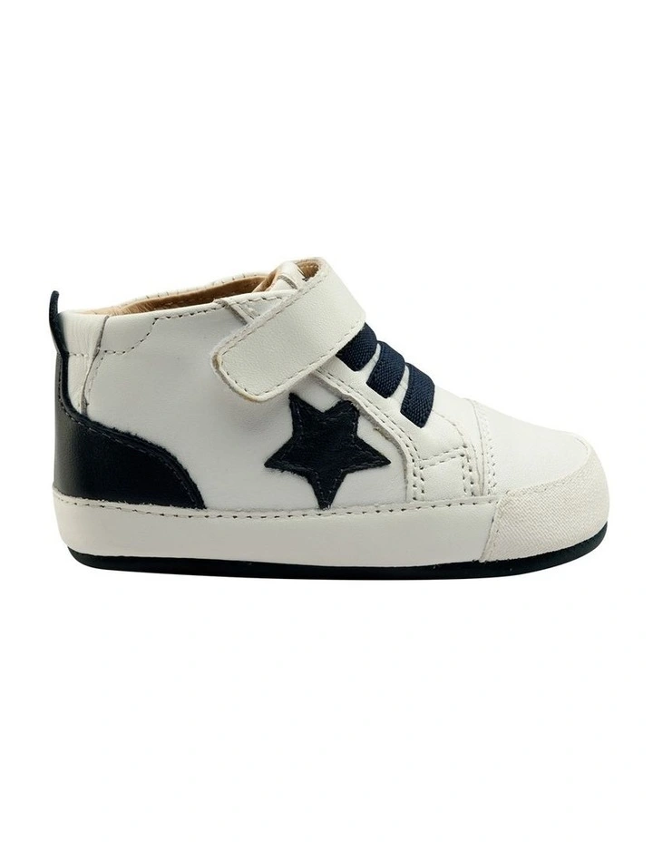 Platinum Bub Prewalker Shoes in White image 1