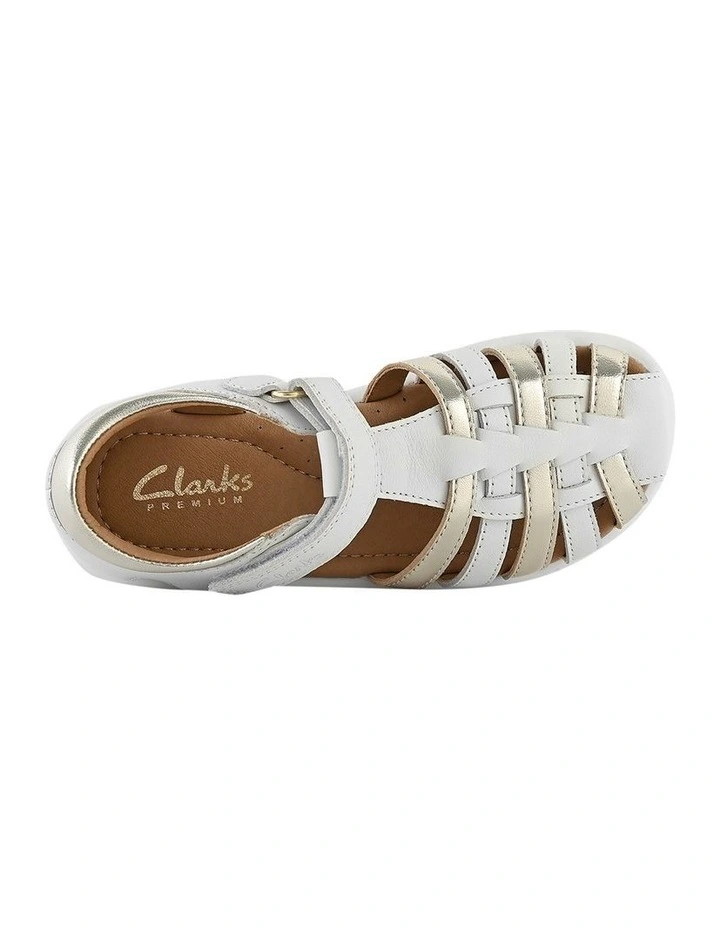 Phoebe Sandals in White image 4