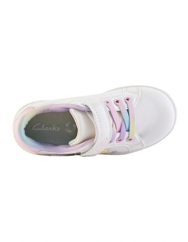 Delacey Junior Sneakers in White image 3