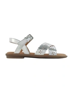 Hallie Sandals in Silver