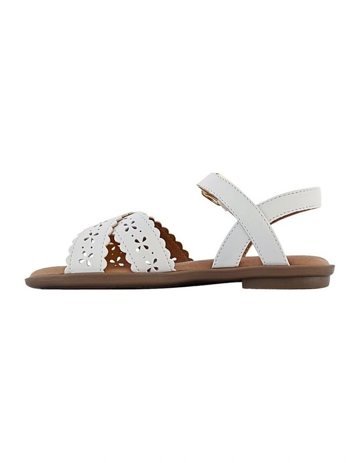 Hallie Sandals in White image 2