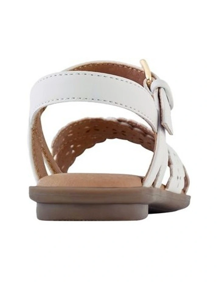 Hallie Sandals in White image 3