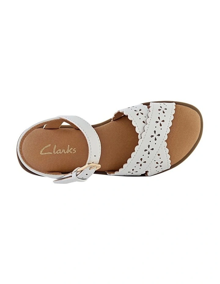 Hallie Sandals in White image 4