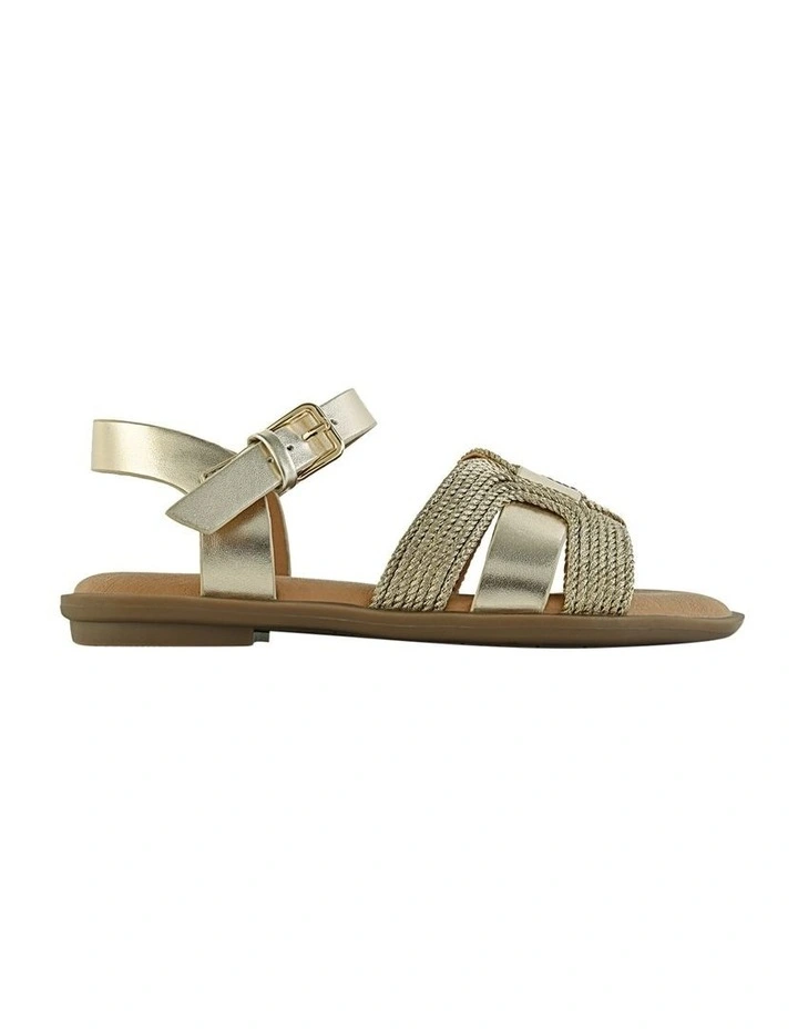 Halsey Sandals in Gold image 1