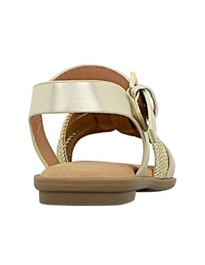 Halsey Sandals in Gold image 3