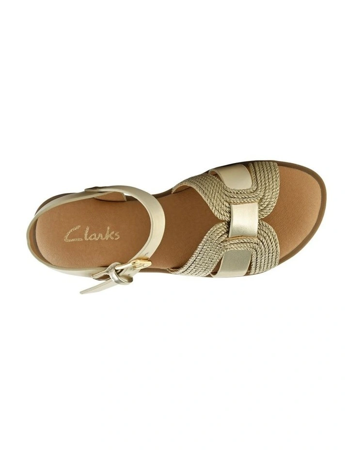 Halsey Sandals in Gold image 4