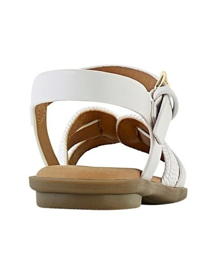 Halsey Sandals in White image 3