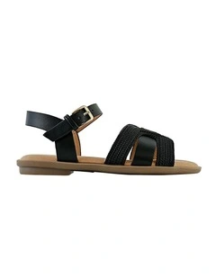 Halsey Sandals In Black