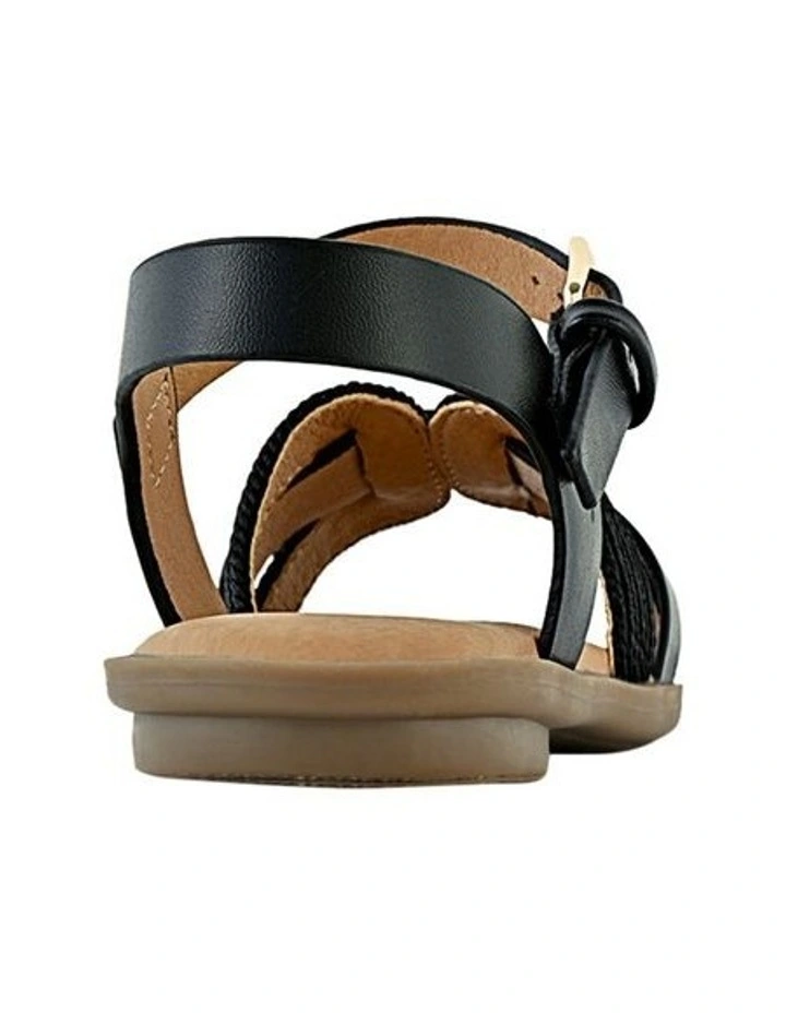 Halsey Sandals In Black image 3
