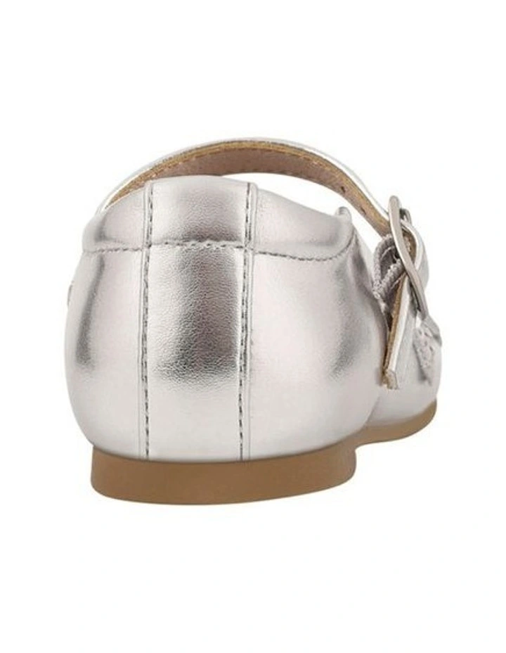 Arden Junior Shoes in Silver image 4
