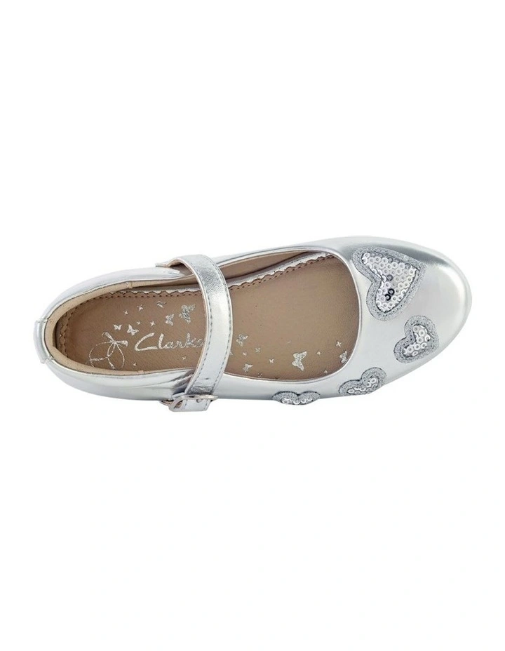 Arden Senior Shoes in Silver image 4