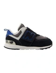 Nw 574 V1 Infant Sneakers In Black