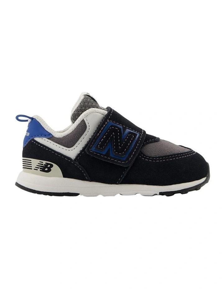 Nw 574 V1 Infant Sneakers In Black image 1