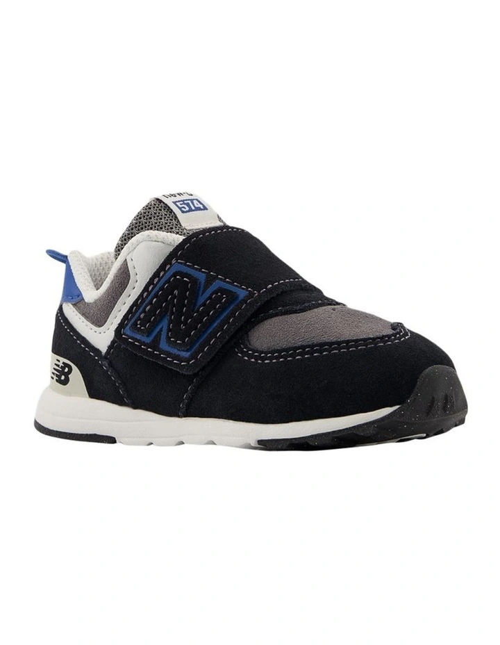 Nw 574 V1 Infant Sneakers In Black image 4