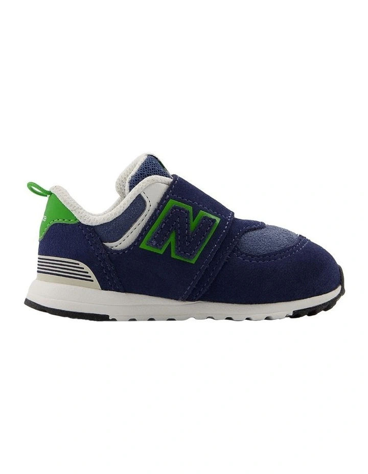 Nw 574 V1 Infant Sneakers In Navy image 1