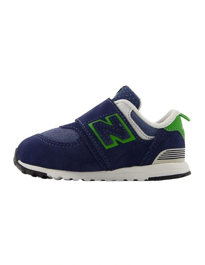 Nw 574 V1 Infant Sneakers In Navy image 2