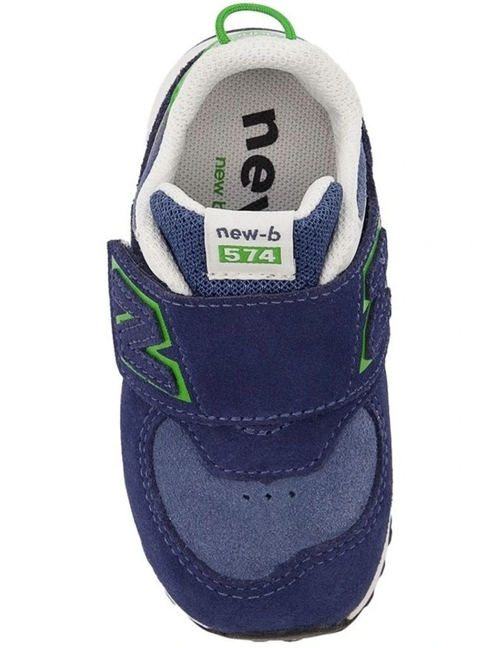 Nw 574 V1 Infant Sneakers In Navy image 3