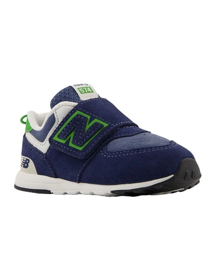 Nw 574 V1 Infant Sneakers In Navy image 4
