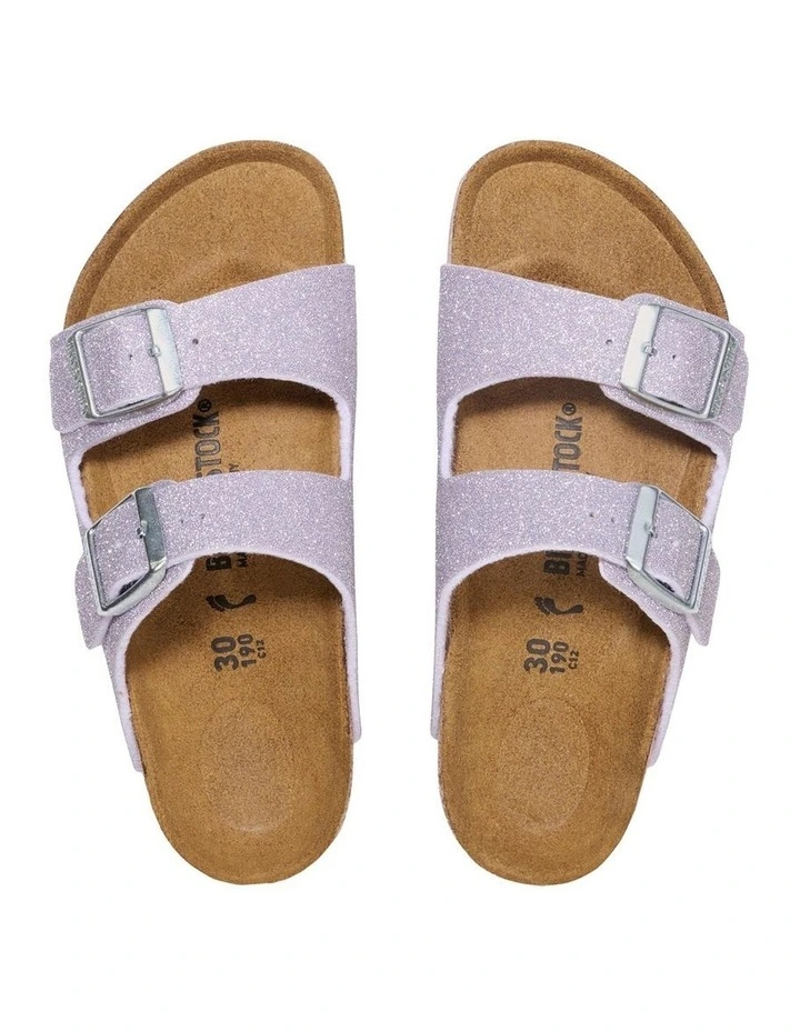 Arizona Bf Narrow Glitter Sandals in Lt Purple image 2