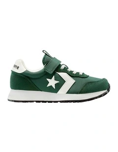Omega Trainer Self-Fastening Youth Shoes in Green