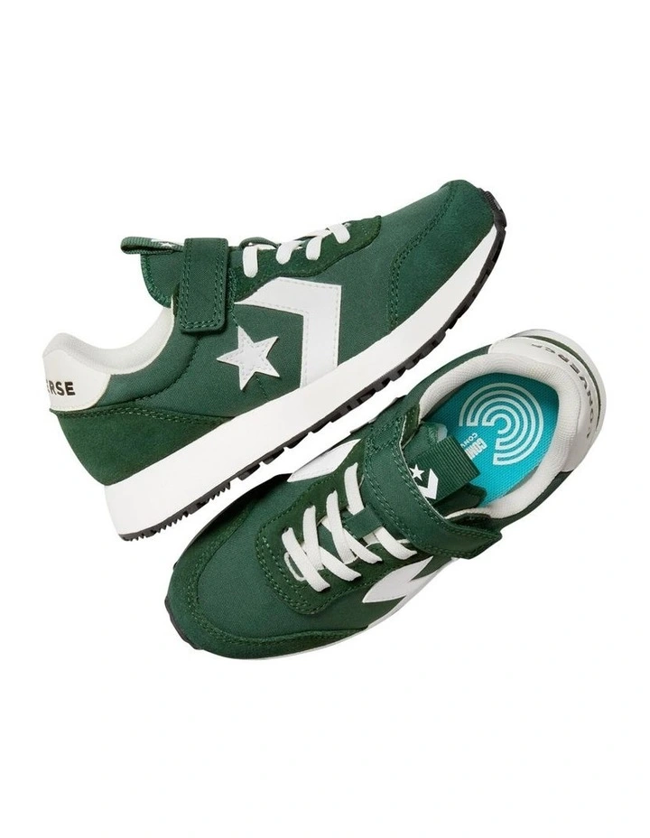 Omega Trainer Self-Fastening Youth Shoes in Green image 3
