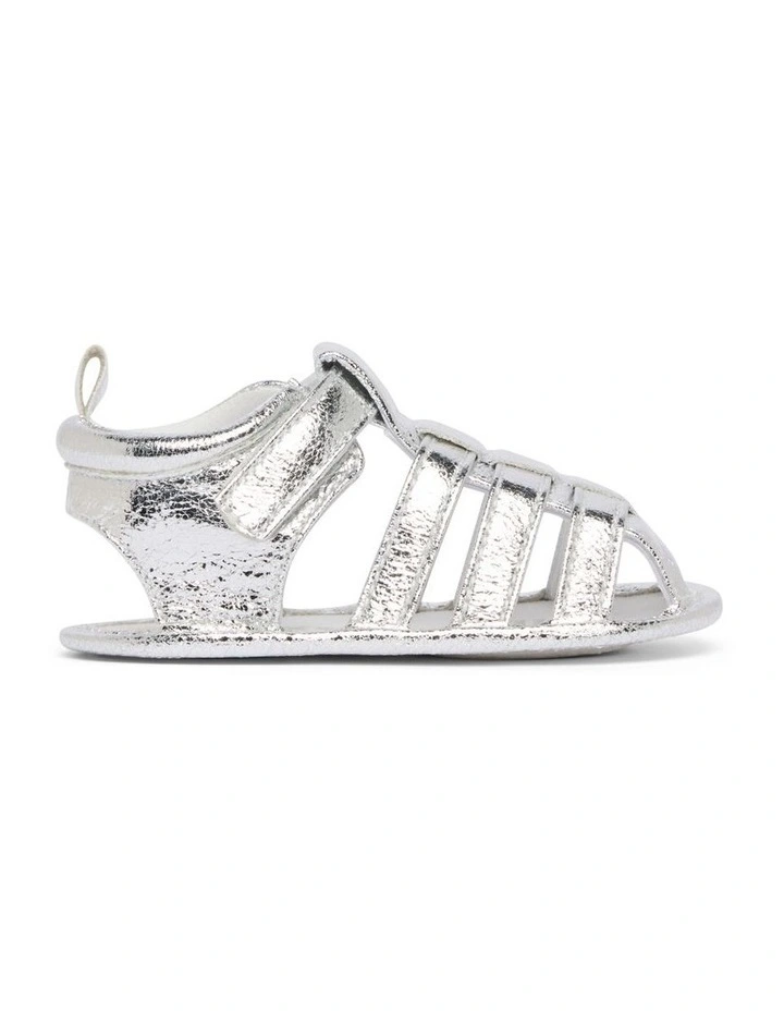 Koa Sandal Prewalker in Silver image 1