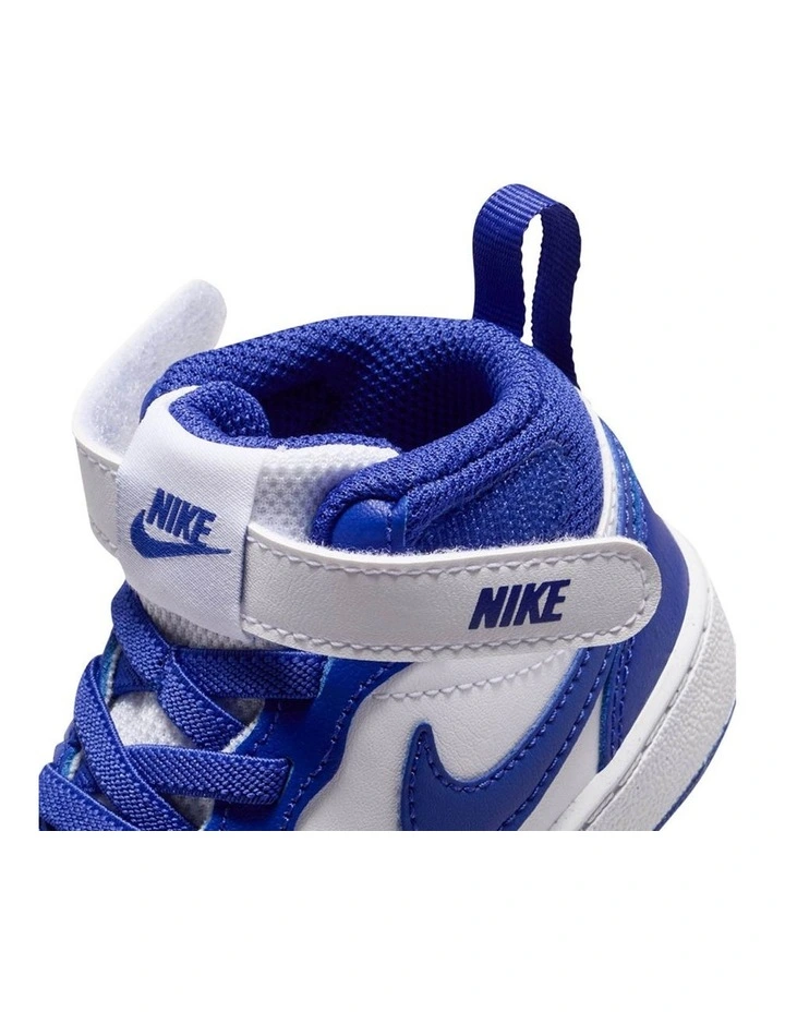 Court Borough Mid 2 Infant Sneakers in White image 3