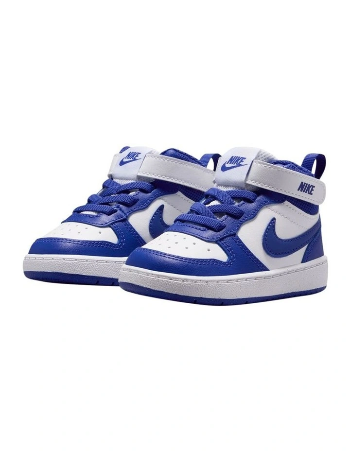 Court Borough Mid 2 Infant Sneakers in White image 4