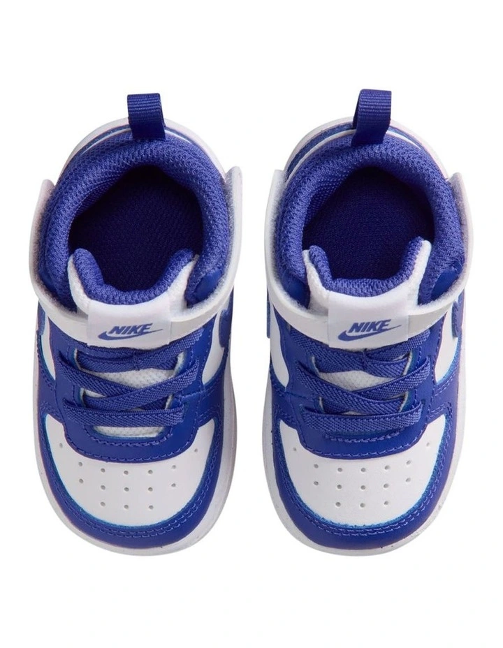 Court Borough Mid 2 Infant Sneakers in White image 5