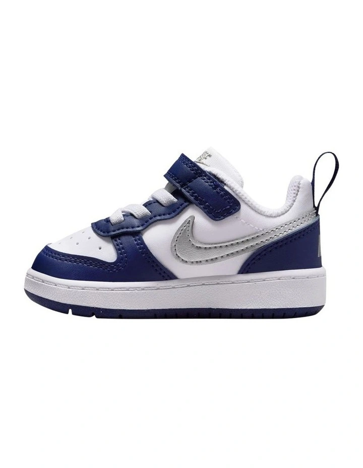 Court Borough Low Recraft Infant Sneakers in White image 2