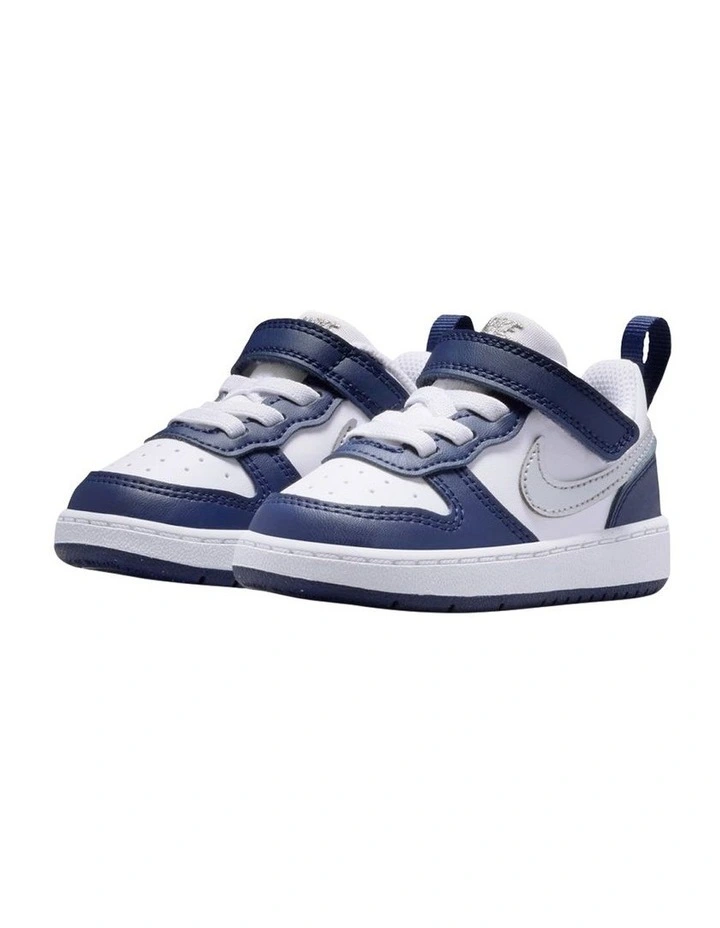 Court Borough Low Recraft Infant Sneakers in White image 4