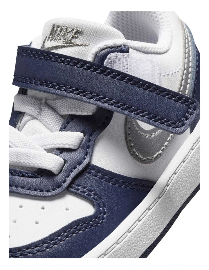 Court Borough Low Recraft Infant Sneakers in White image 5