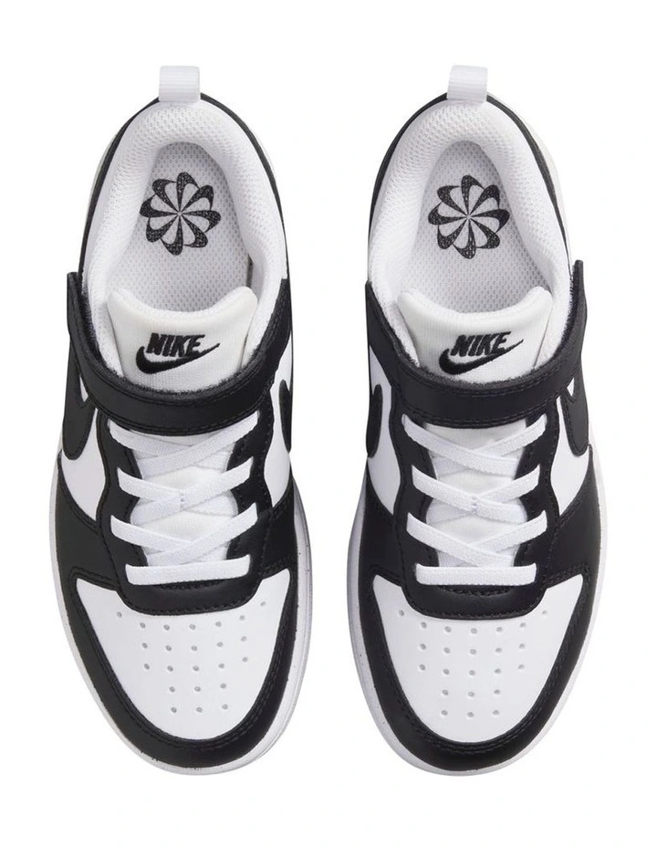 Court Borough Low Recraft Pre-School Sneakers In White image 3