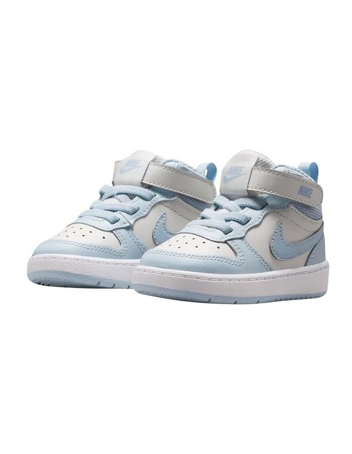 Court Borough Mid 2 Infant Sneakers in Dusty Blue image 4