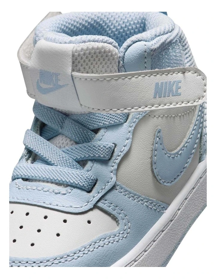 Court Borough Mid 2 Infant Sneakers in Dusty Blue image 5