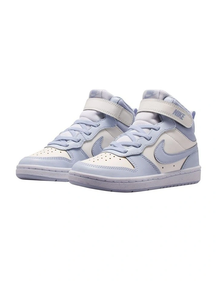 Court Borough Mid 2 Pre-School Sneakers in Dusty Blue image 4