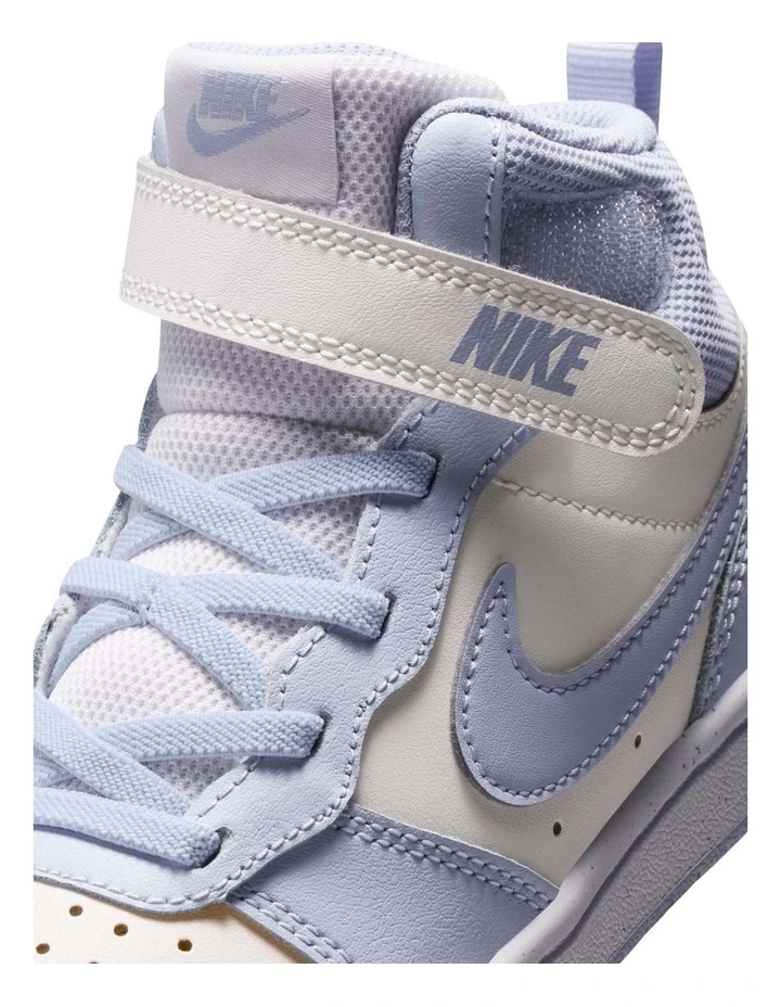 Court Borough Mid 2 Pre-School Sneakers in Dusty Blue image 5
